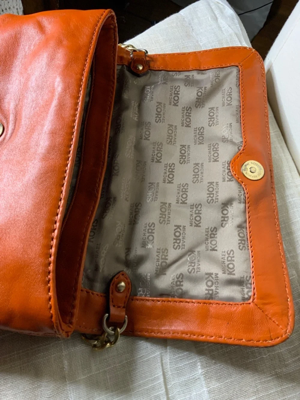 Pumpkin Spice MK Handbag